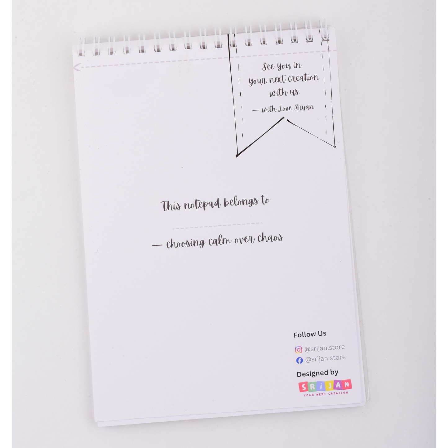 REKHA – A5 Line Art & Pointillism Notepad for Slow Creativity