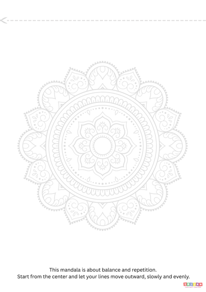 SAHAJ – A5 Mandala Art Notepad for Calm & Focus