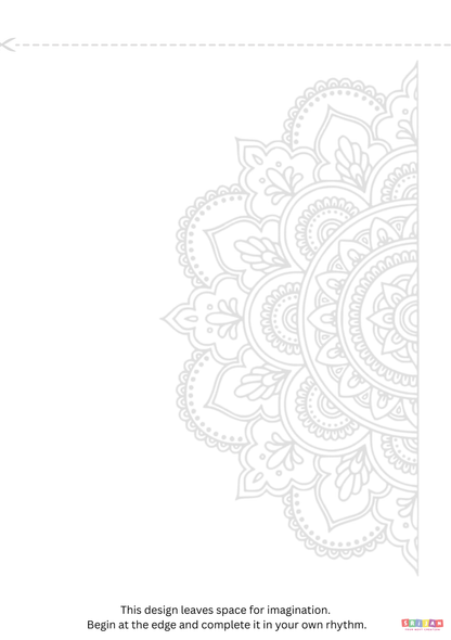 SAHAJ – A5 Mandala Art Notepad for Calm & Focus