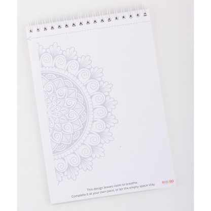 SAHAJ – A5 Mandala Art Notepad for Calm & Focus