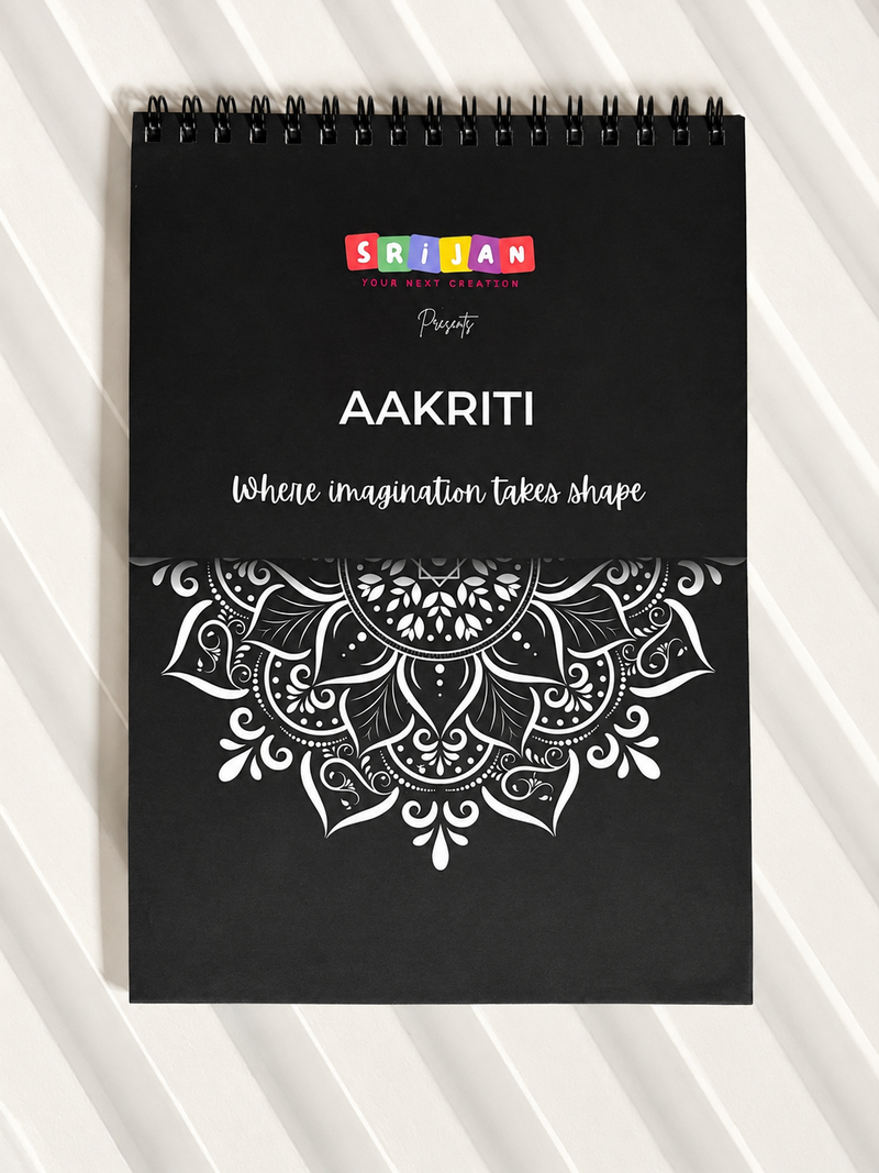 Aakriti Mandala Notepad — Trace, Fill, Create