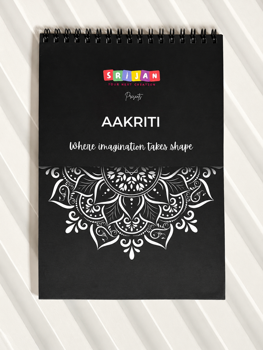 Aakriti Mandala Notepad — Trace, Fill, Create